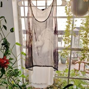 Unicorn hi-lo tank top (1X)